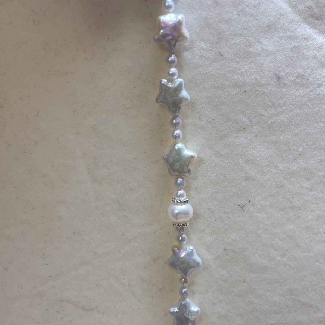 淡水珍珠手绳合金