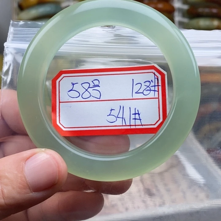 未镶嵌蛇纹石玉手绳天**翼
