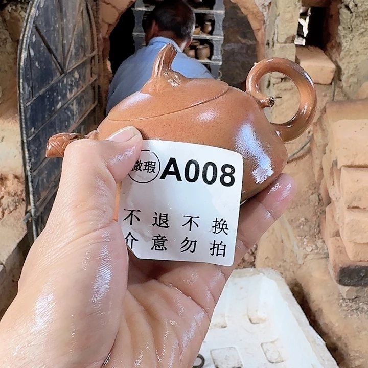 廖***森紫砂茶壶坭兴陶柴烧