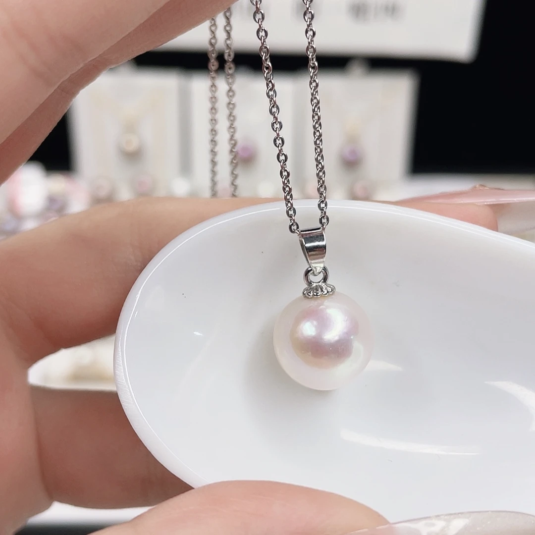 淡水珍珠吊坠(赠链)合金