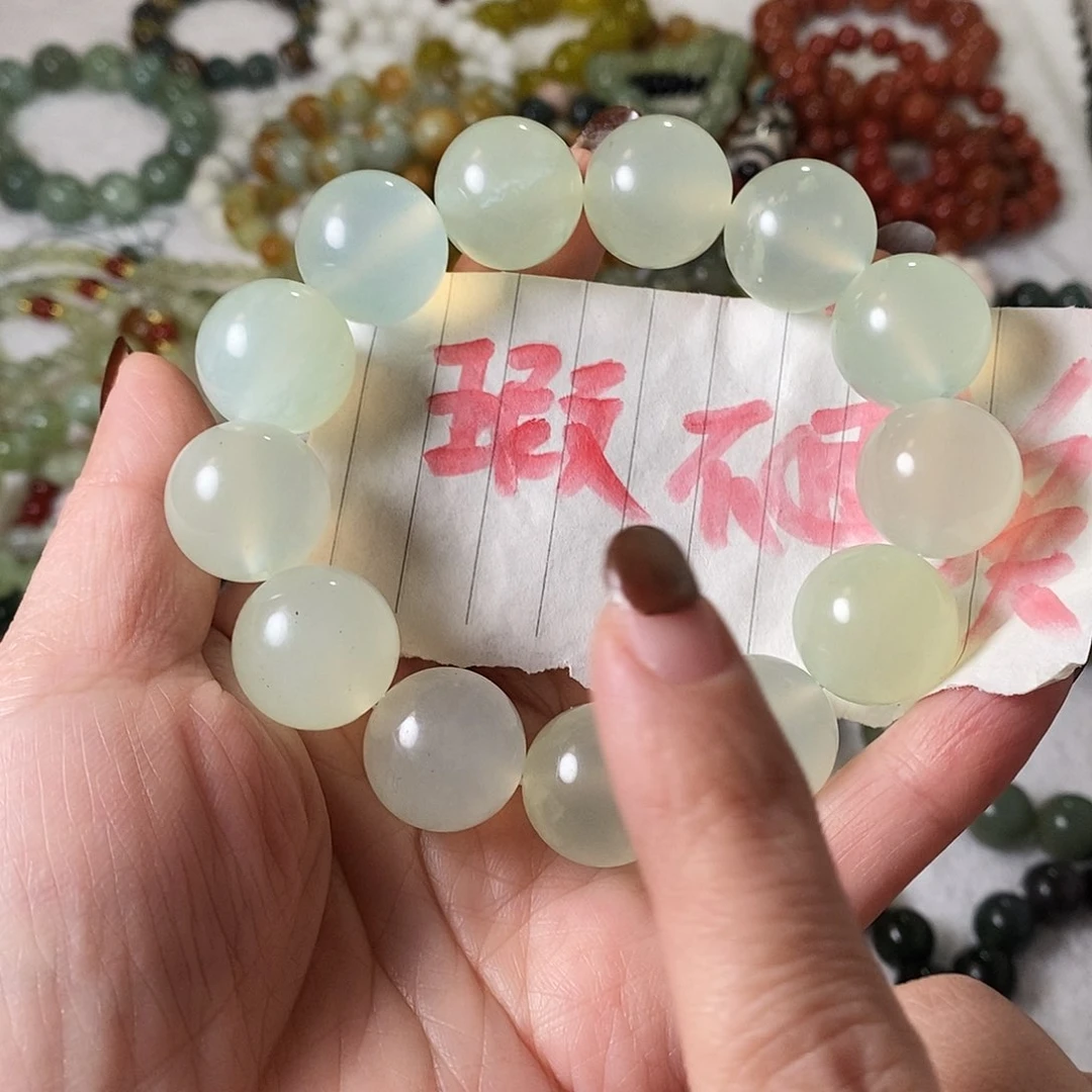 未镶嵌蛇纹石玉手镯九*