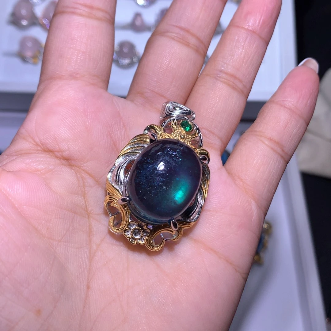 【闪购商品】银S925镶嵌戒指水晶源**y戒指