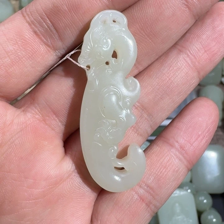 和田玉吊坠(不含链)未镶嵌