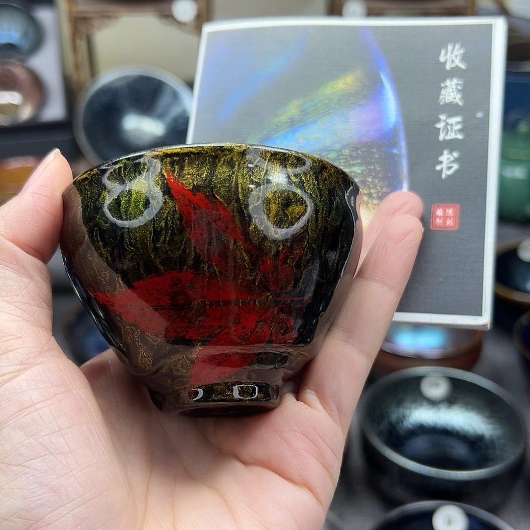 茶盏发**强大漆手工背带礼盒