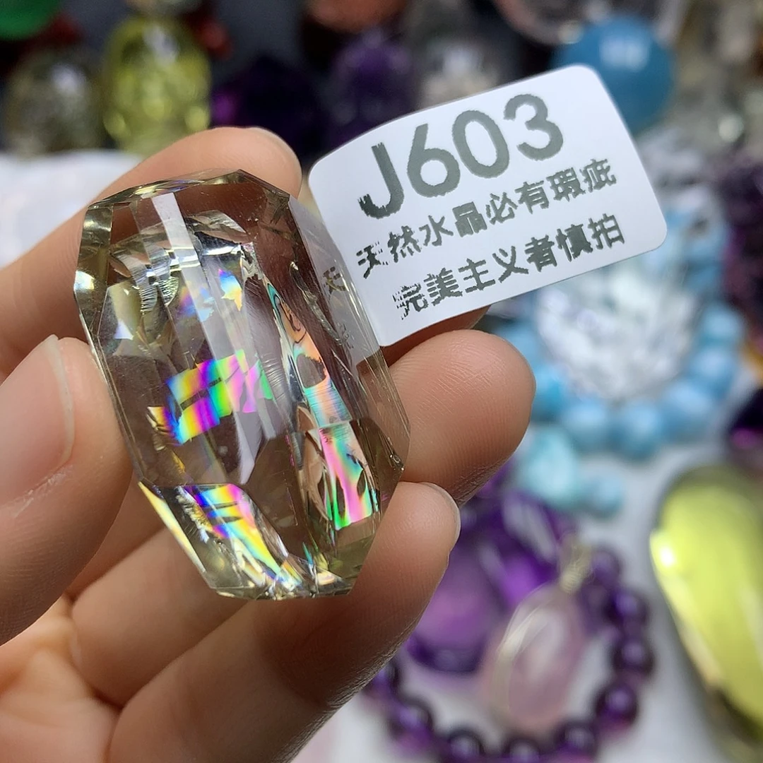 水晶未镶嵌珠宝半成品