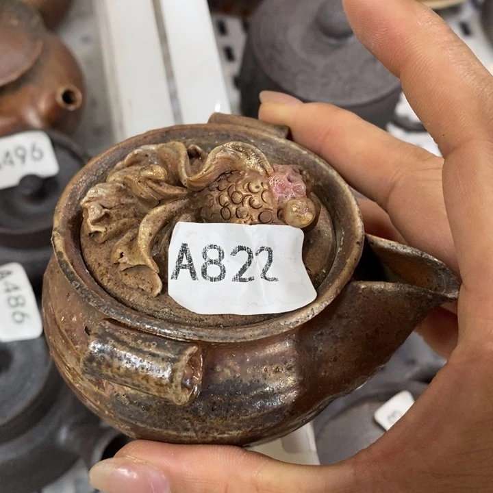 柴烧裸烧纯手工制作瑕疵瑕疵