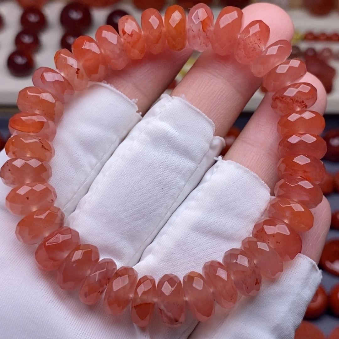 未镶嵌配饰南红玛瑙10➕多菱算盘珠