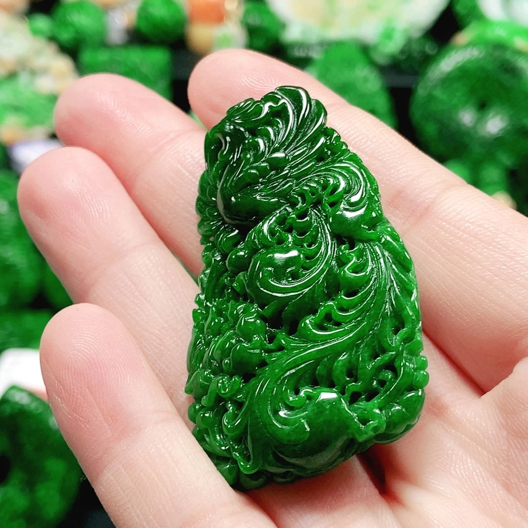 翡翠未镶嵌颈饰翡翠吊坠