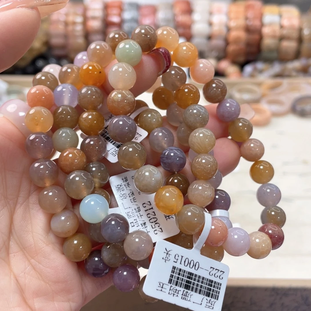 硅化珊瑚（珊瑚玉）手链未镶嵌莫*778