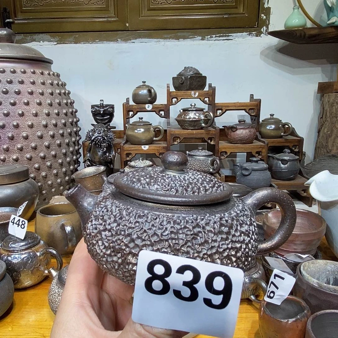 高温柴烧陶泥冰烟壶