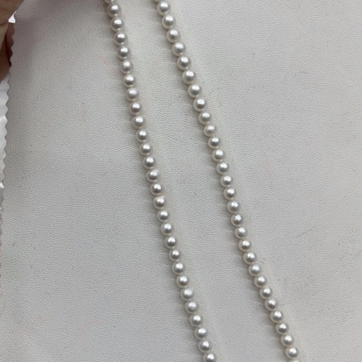 淡水珍珠银S925镶嵌颈饰00809