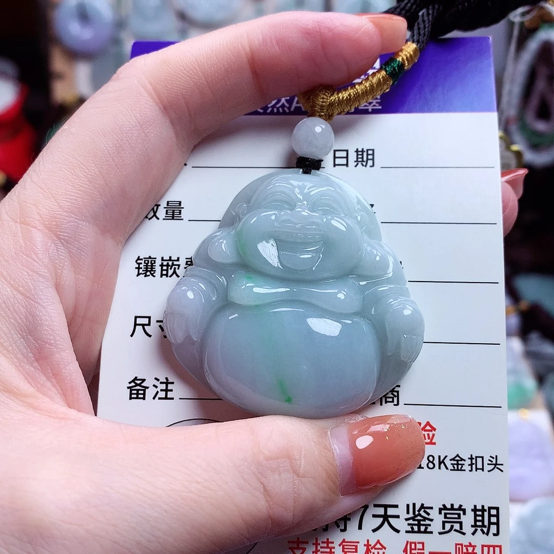 颈饰未镶嵌翡翠佛公28