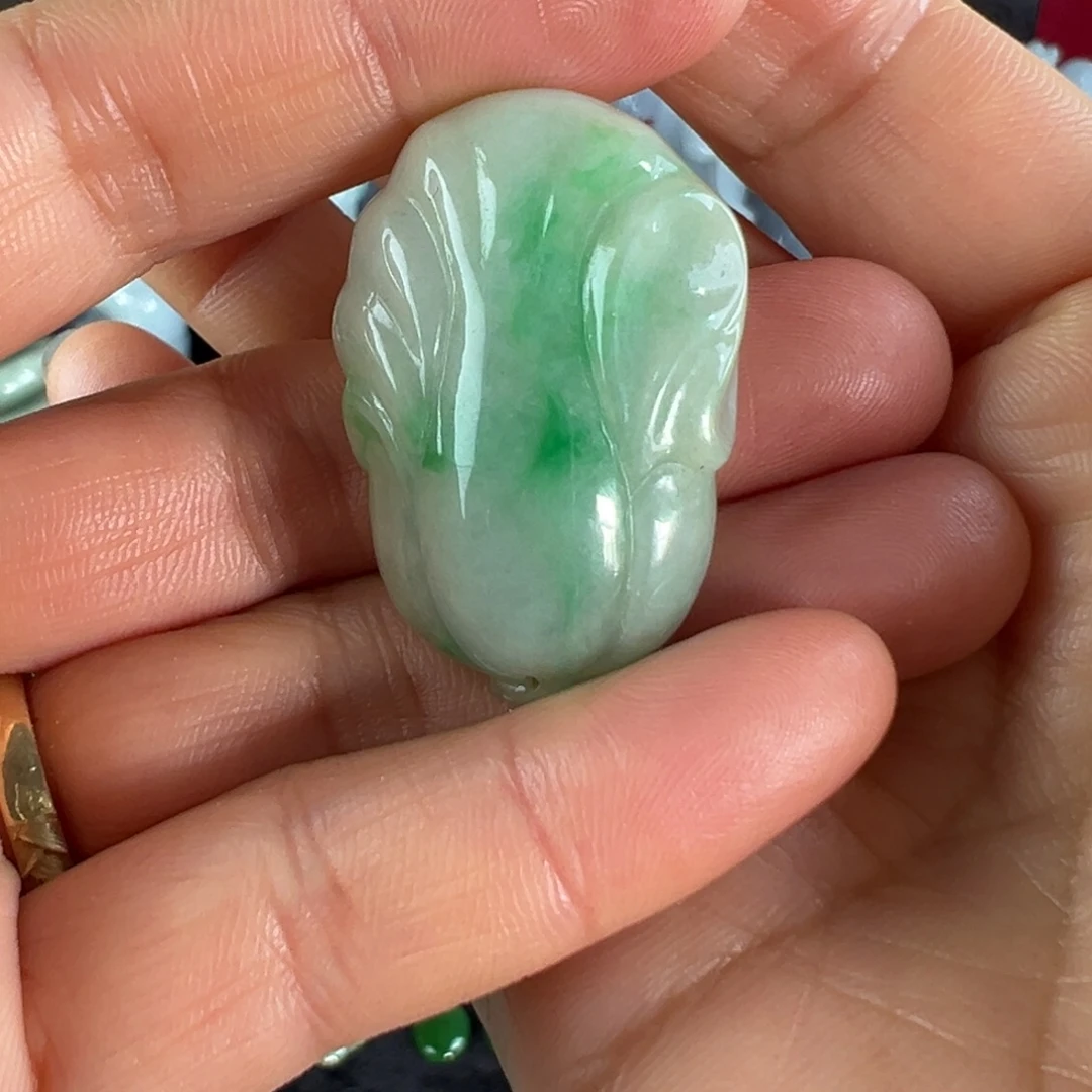 ****唐翡翠未镶嵌手镯天然翡翠挂件