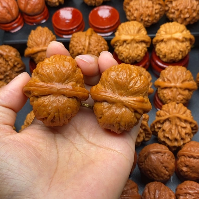 【闪购商品】文玩核桃把件44平谷元宝