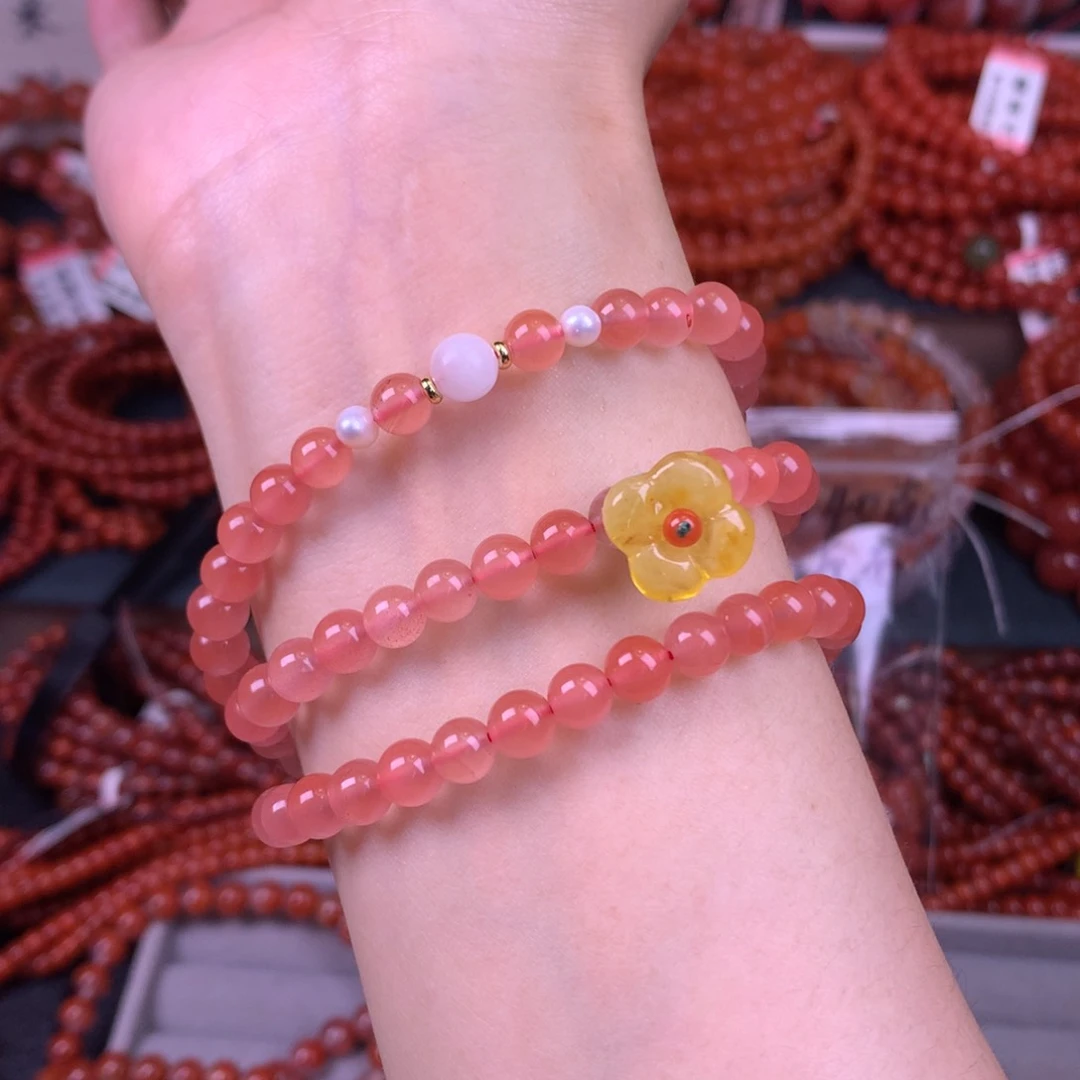 未镶嵌手链南红玛瑙7号卡6