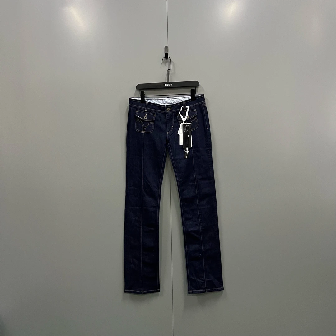 未使用 maje (ll) DG 深蓝色牛仔裤 28码/018387