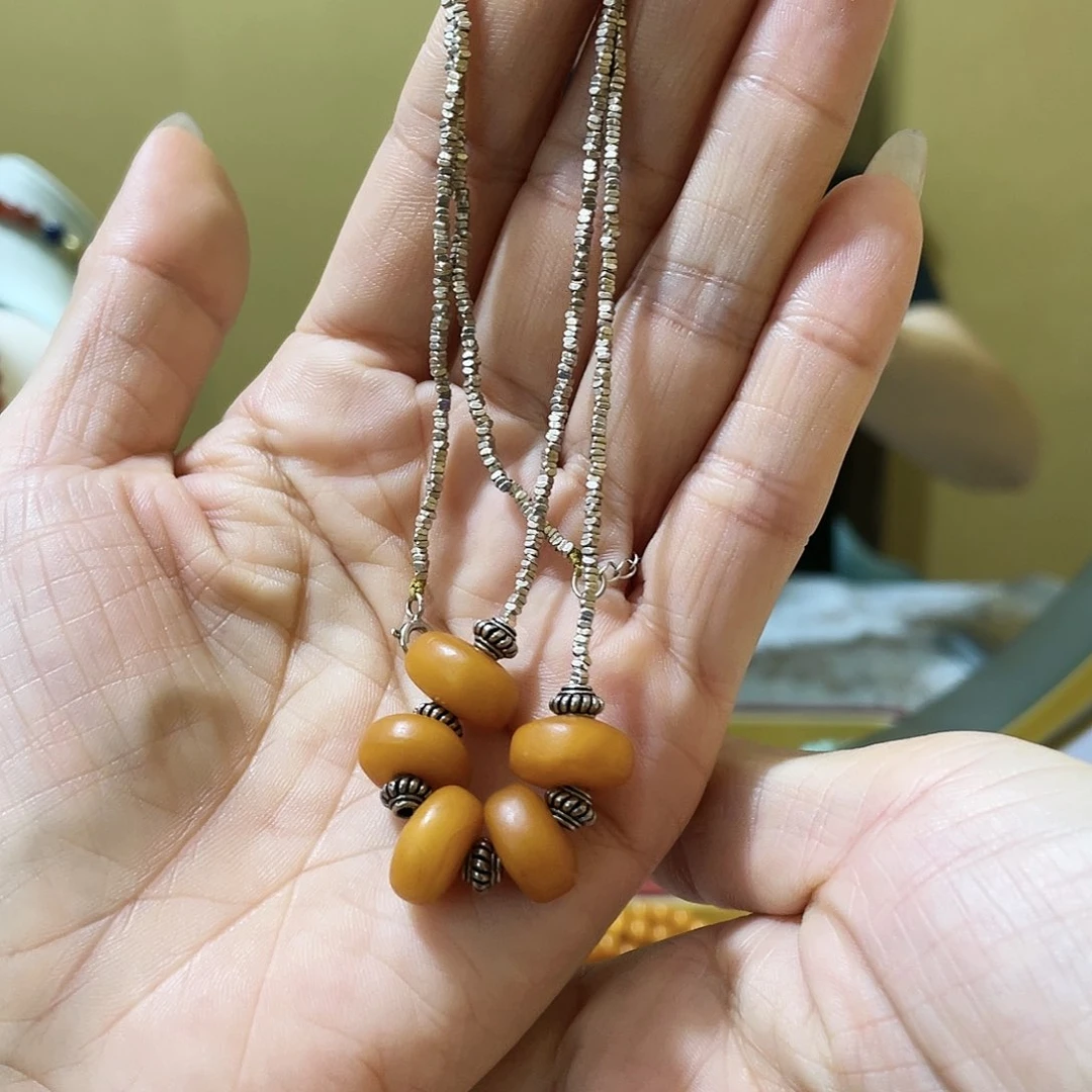 【闪购商品】手链琥珀银S925镶嵌