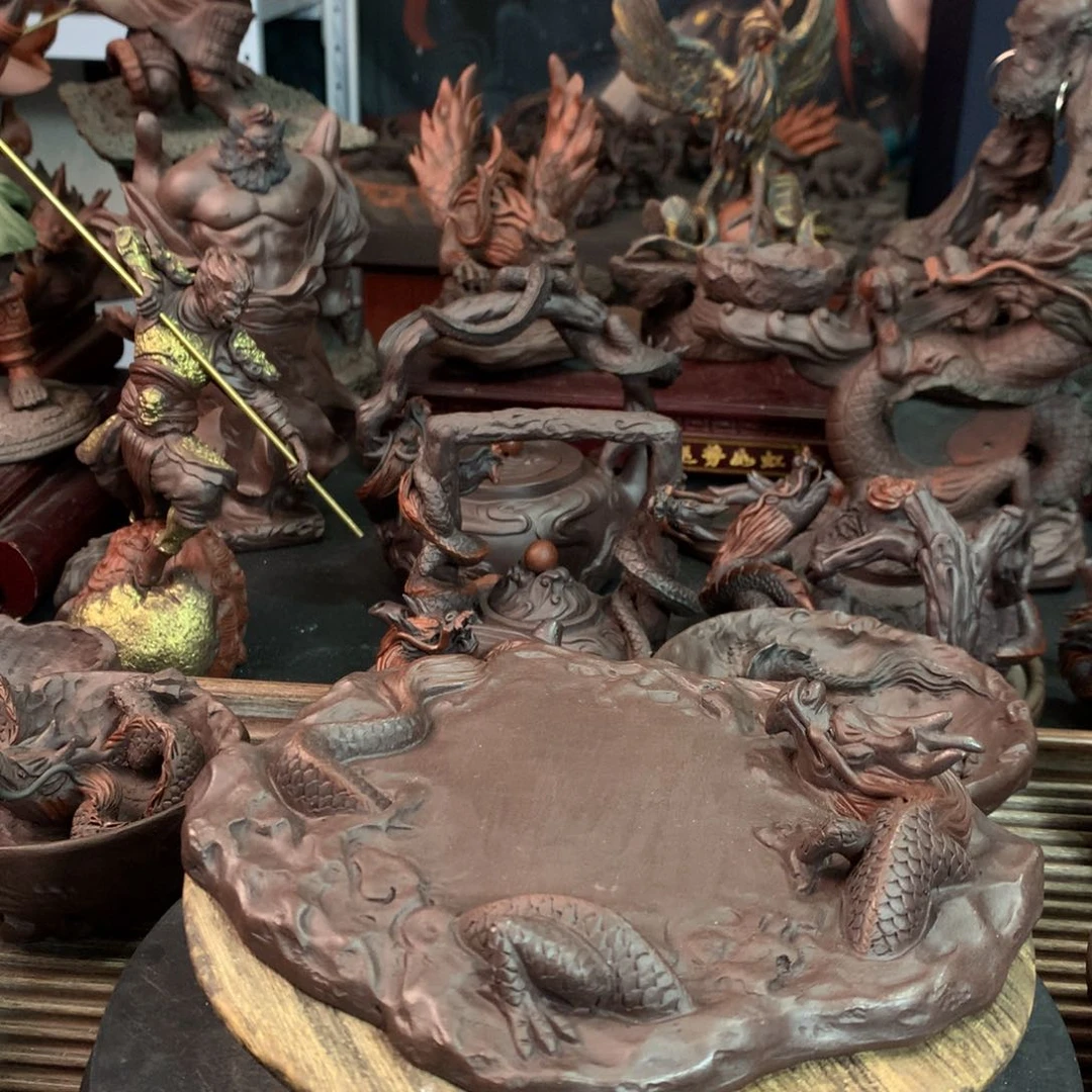 【闪购商品】紫砂全手工艺工艺流程制作中**峰