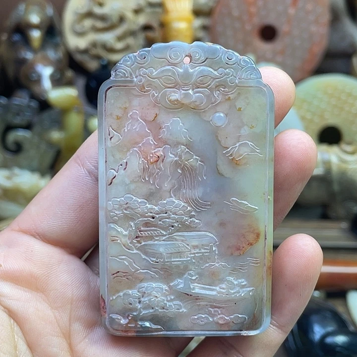 和田玉（糖玉）未镶嵌挂件