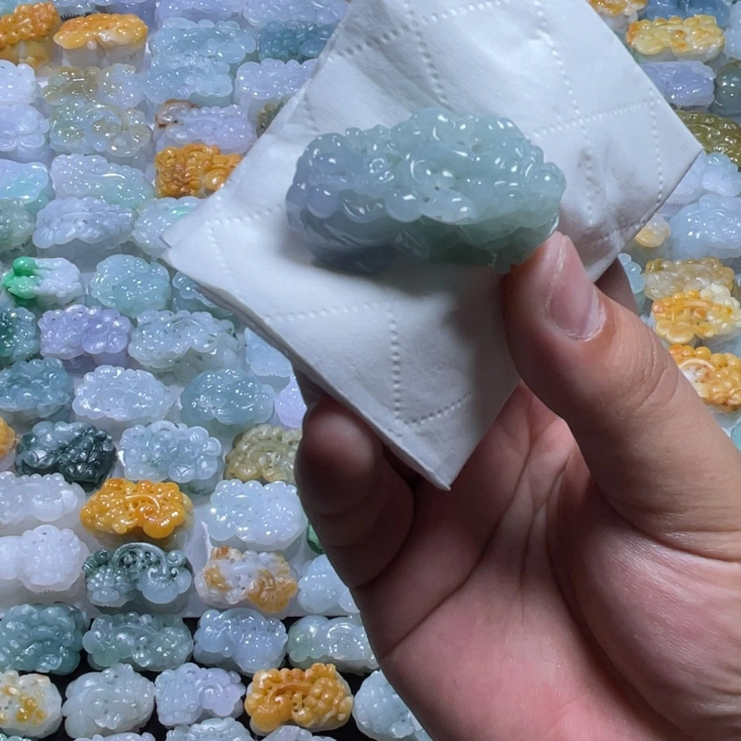 翡翠未镶嵌颈饰天然