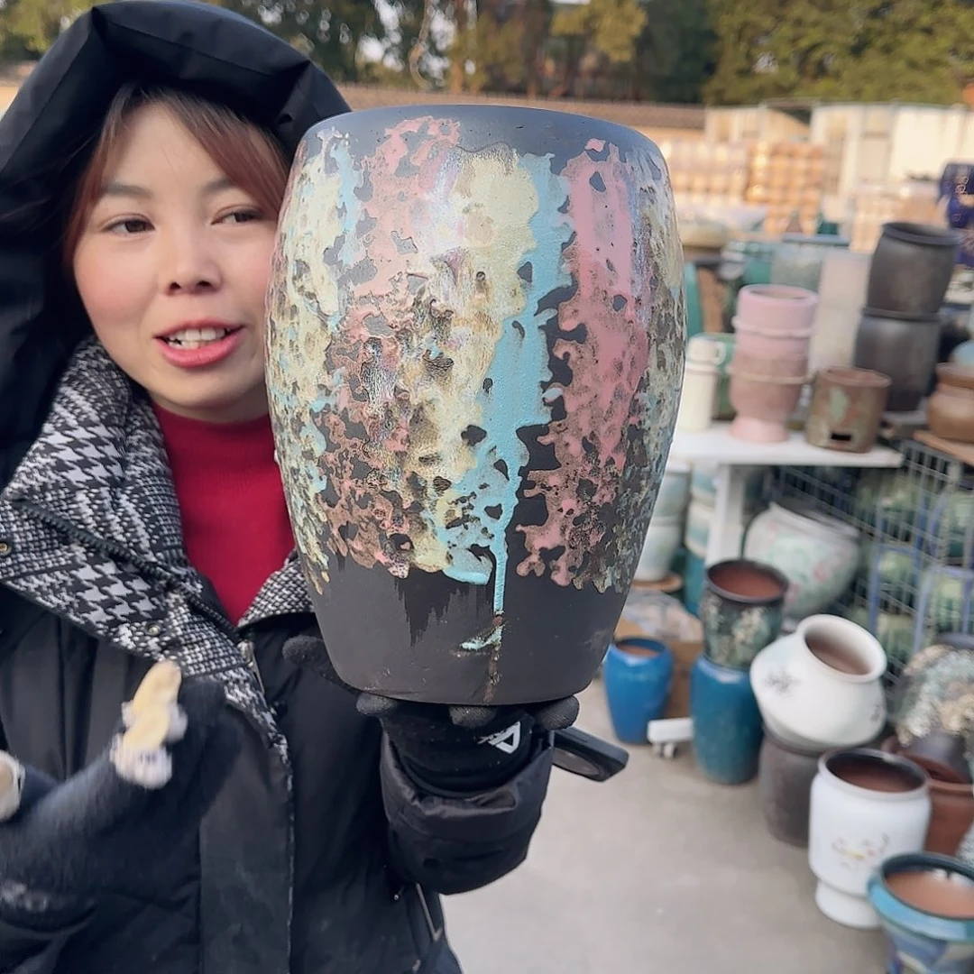 王嫂花盆1225-144高27口17