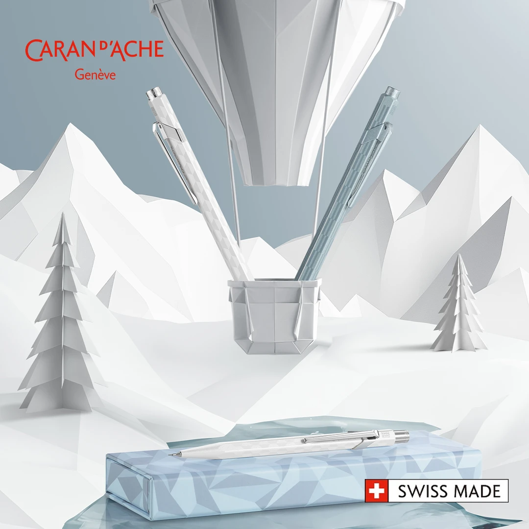 CARAN D’ACHE凯兰帝卡达瑞士ALPINE阿尔卑斯849油性圆珠笔自动铅