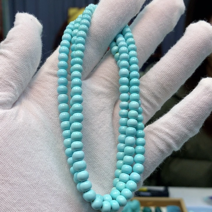 绿松石未镶嵌长链卡5