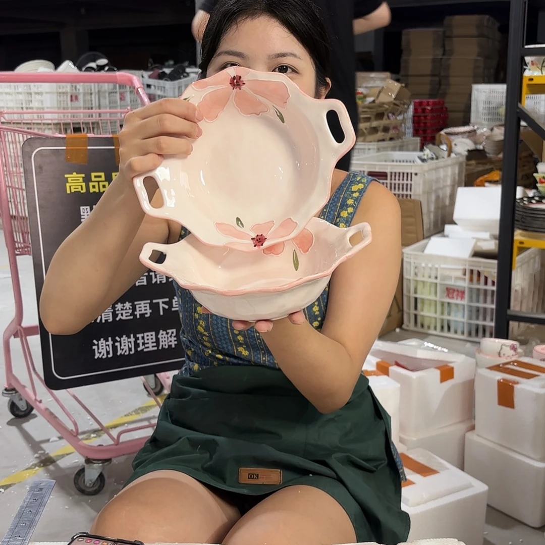 瓷微瑕陶瓷餐具釉下彩