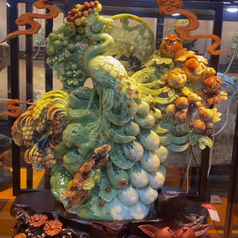 【闪购商品】蛇纹石玉摆件未镶嵌