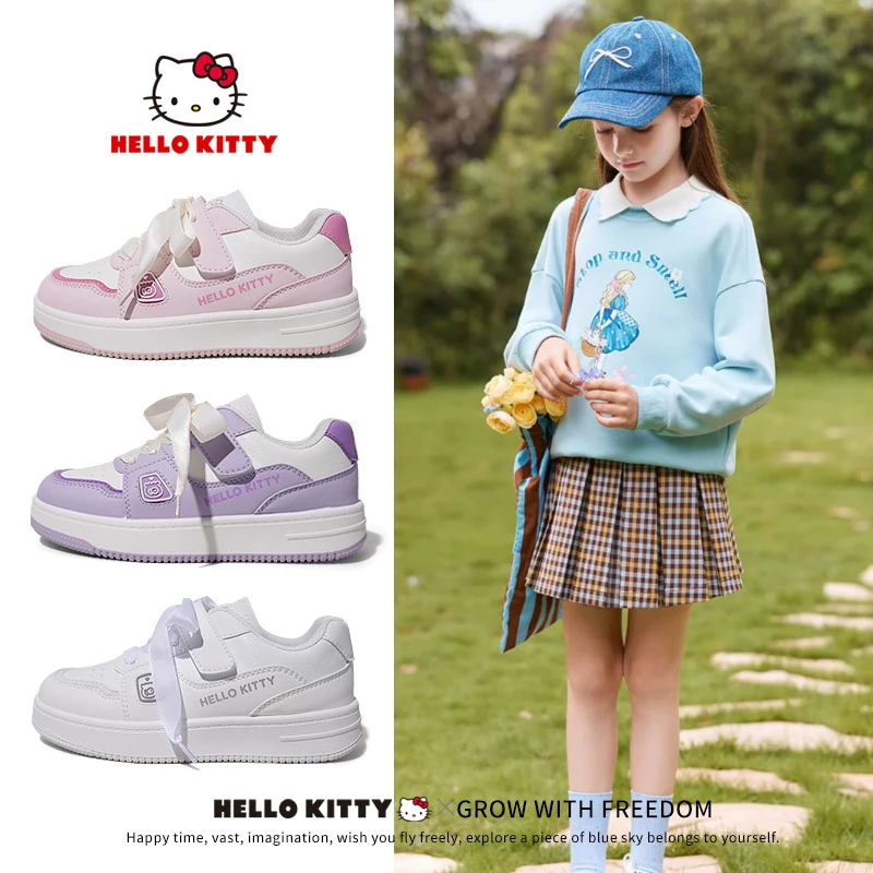HelloKitty童鞋鞋子2025春季新款魔术贴休闲鞋运动鞋1203