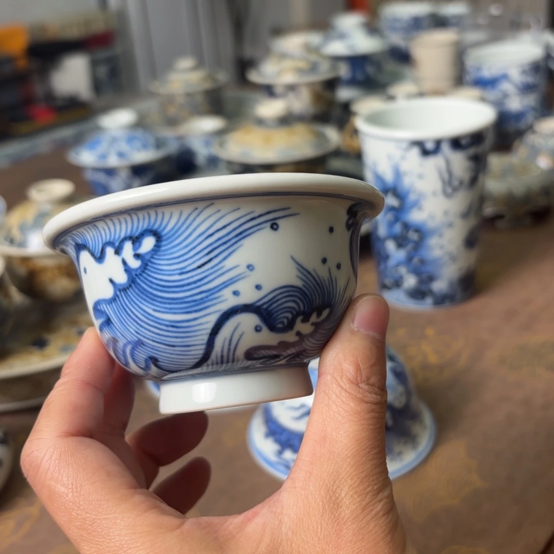 陶瓷摆件景德镇手绘茶器