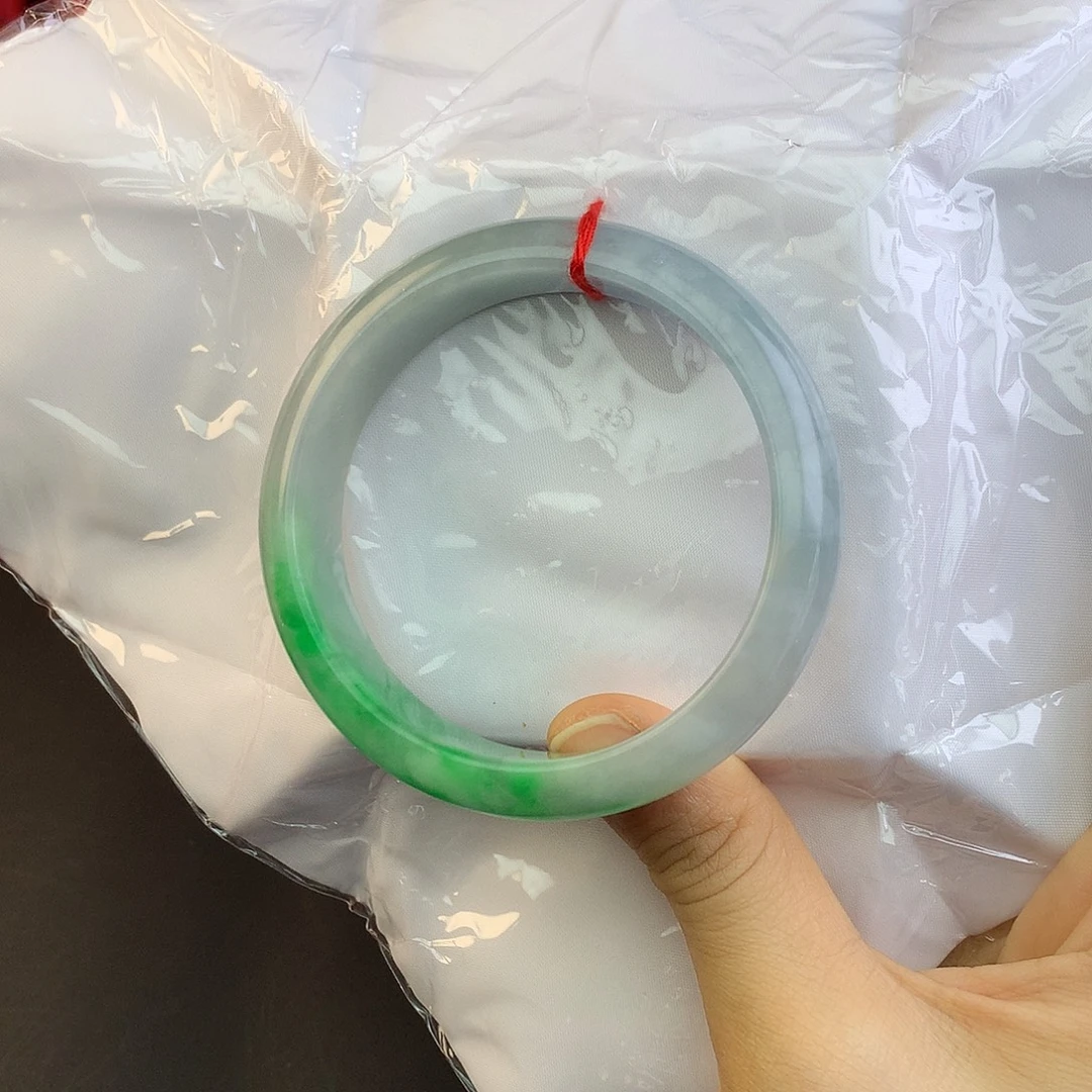 翡翠未镶嵌手镯59.6