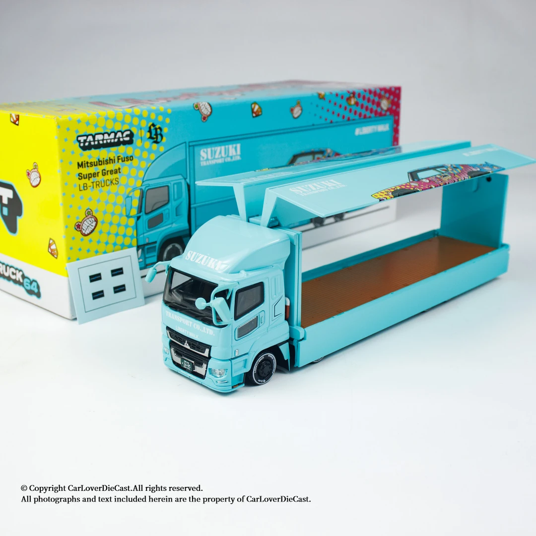 TW 1:64 Mitsubishi三菱卡车LB-TRUCKS Fuso Super Great合金车模