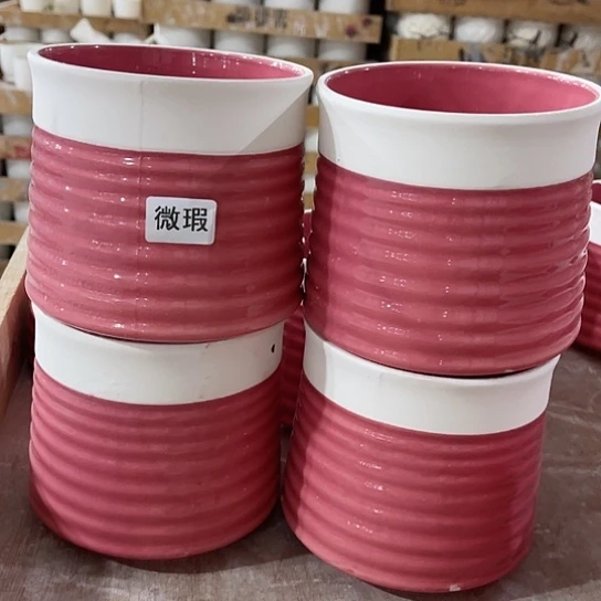 多肉绿植陶瓷花盆9.9包邮，有孔