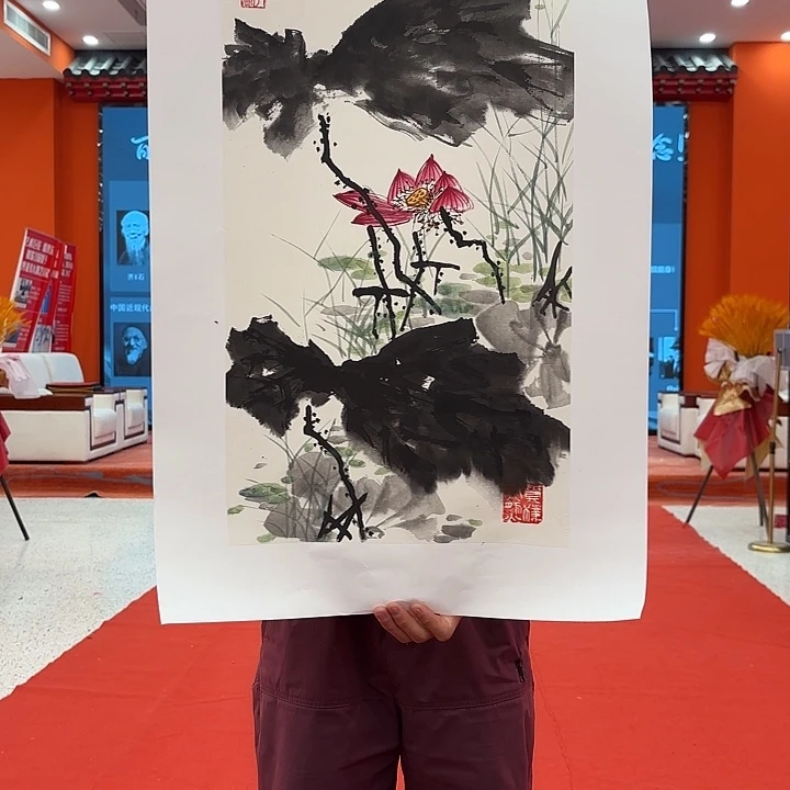 国画李庆宣老先生去伪存真原作