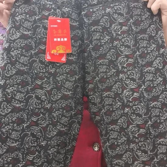 背心IX小碎花黑色圈圈棉裤