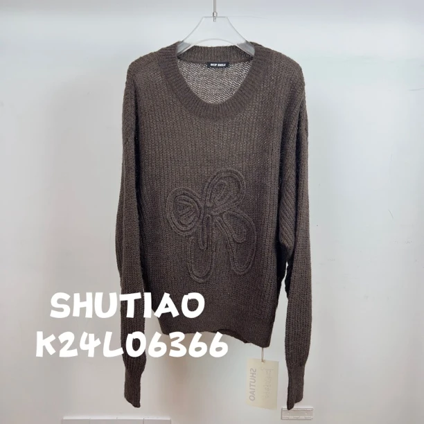 【SHUTIAO】2024秋冬：新款小众设计款毛衣K24L06366