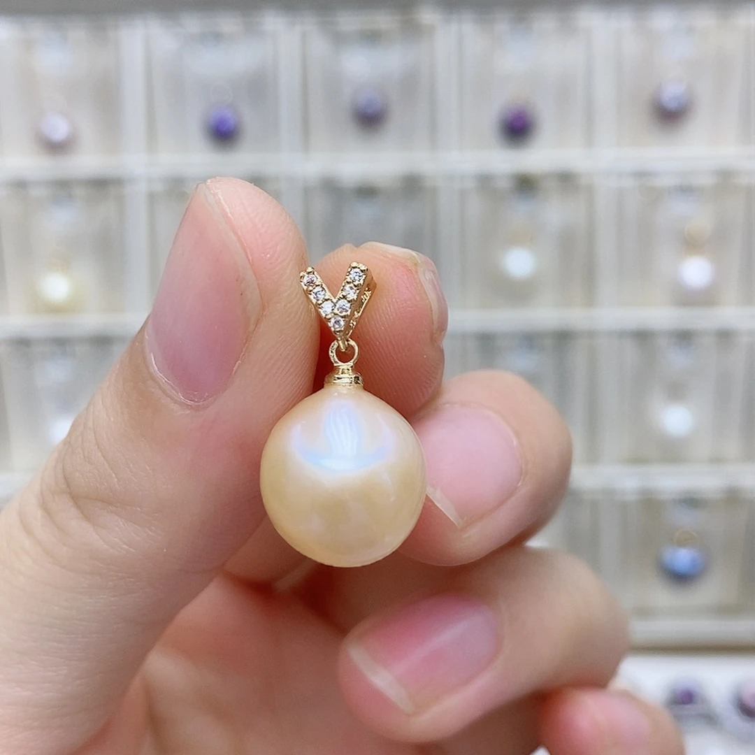 合金淡水珍珠项链