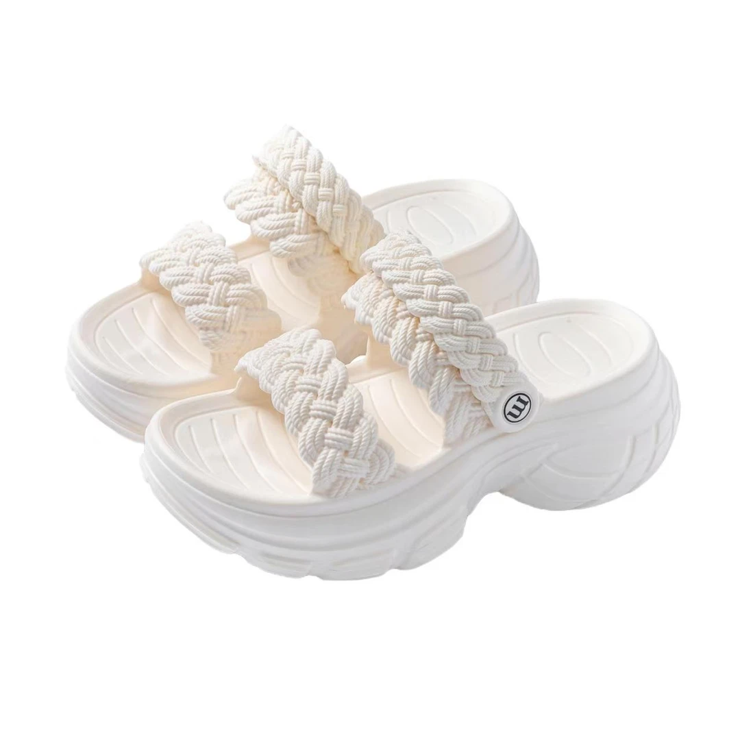 俞兆林高跟时尚注压EVA透气软底仙女风时装凉鞋厚底户外凉鞋拖鞋