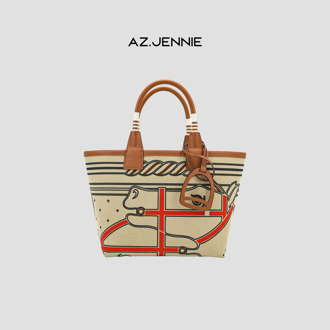 AZ.Jennie【爱家丝印托特】-头层牛皮托特-24Y109