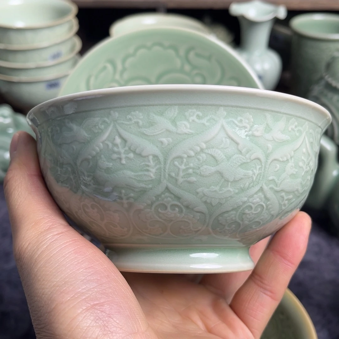 瓷老款大唐春碗 5.5 两只