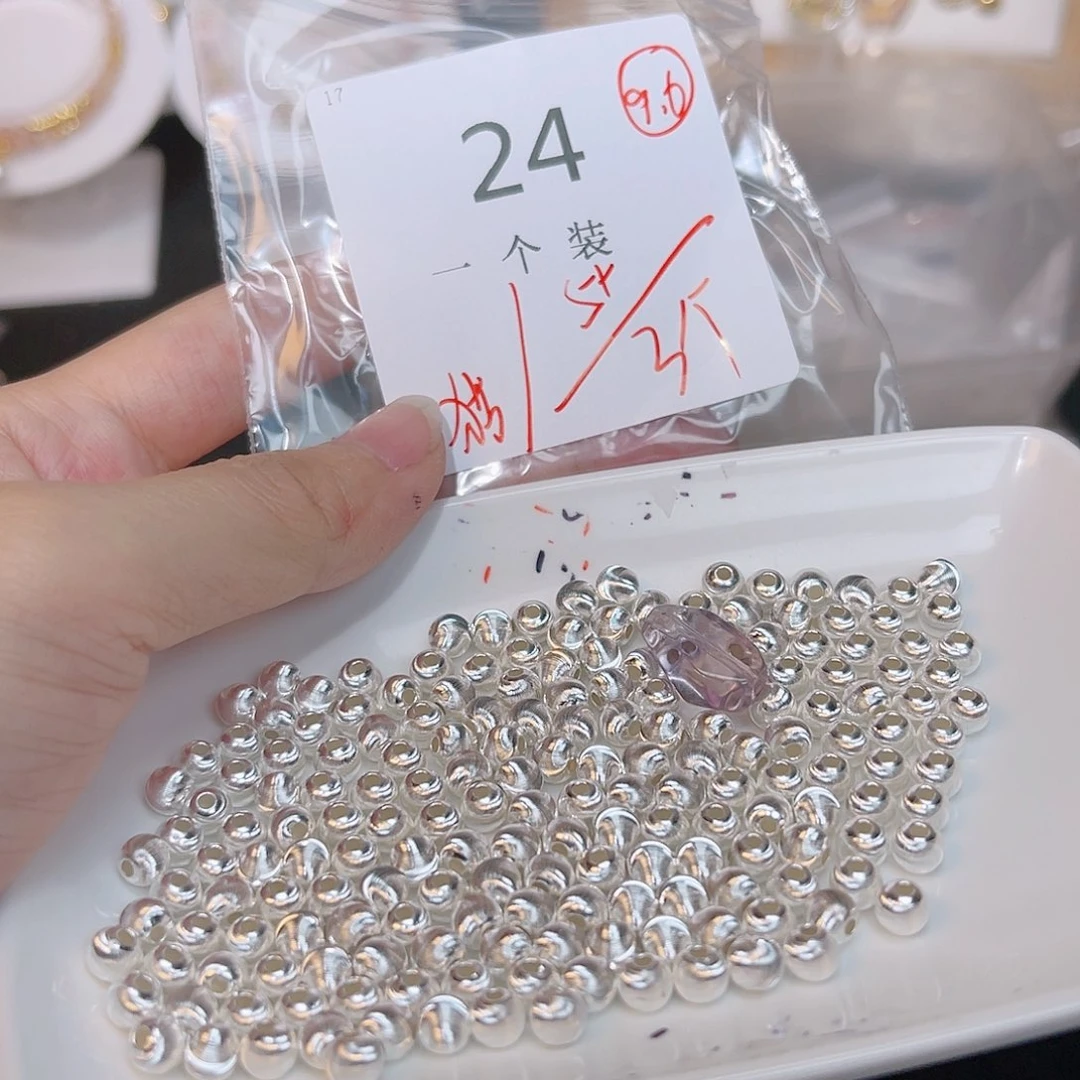 紫晶珠宝半成品银S925镶嵌24