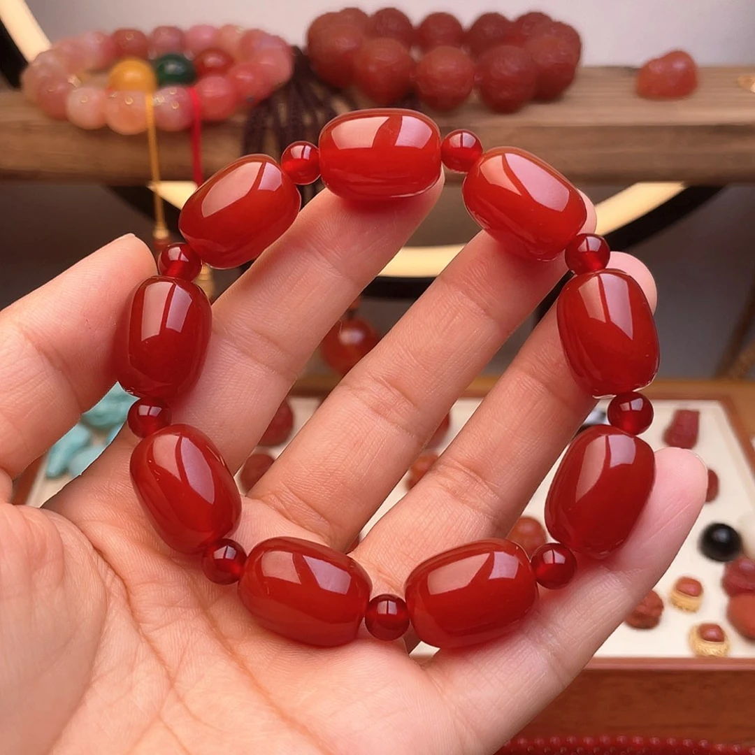玛瑙/玉髓颈饰合金灿****海