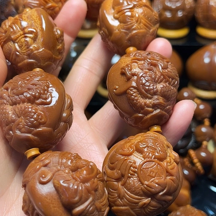 橄榄核手串/手链昊****》龙财一条3.7