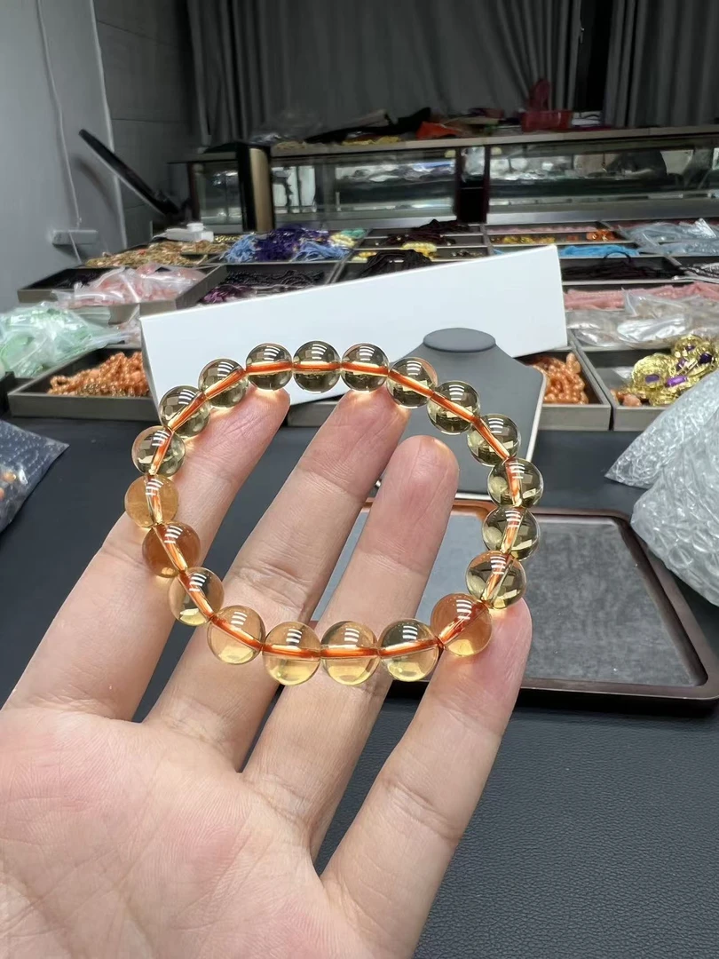 黄水晶10mm单圈手串