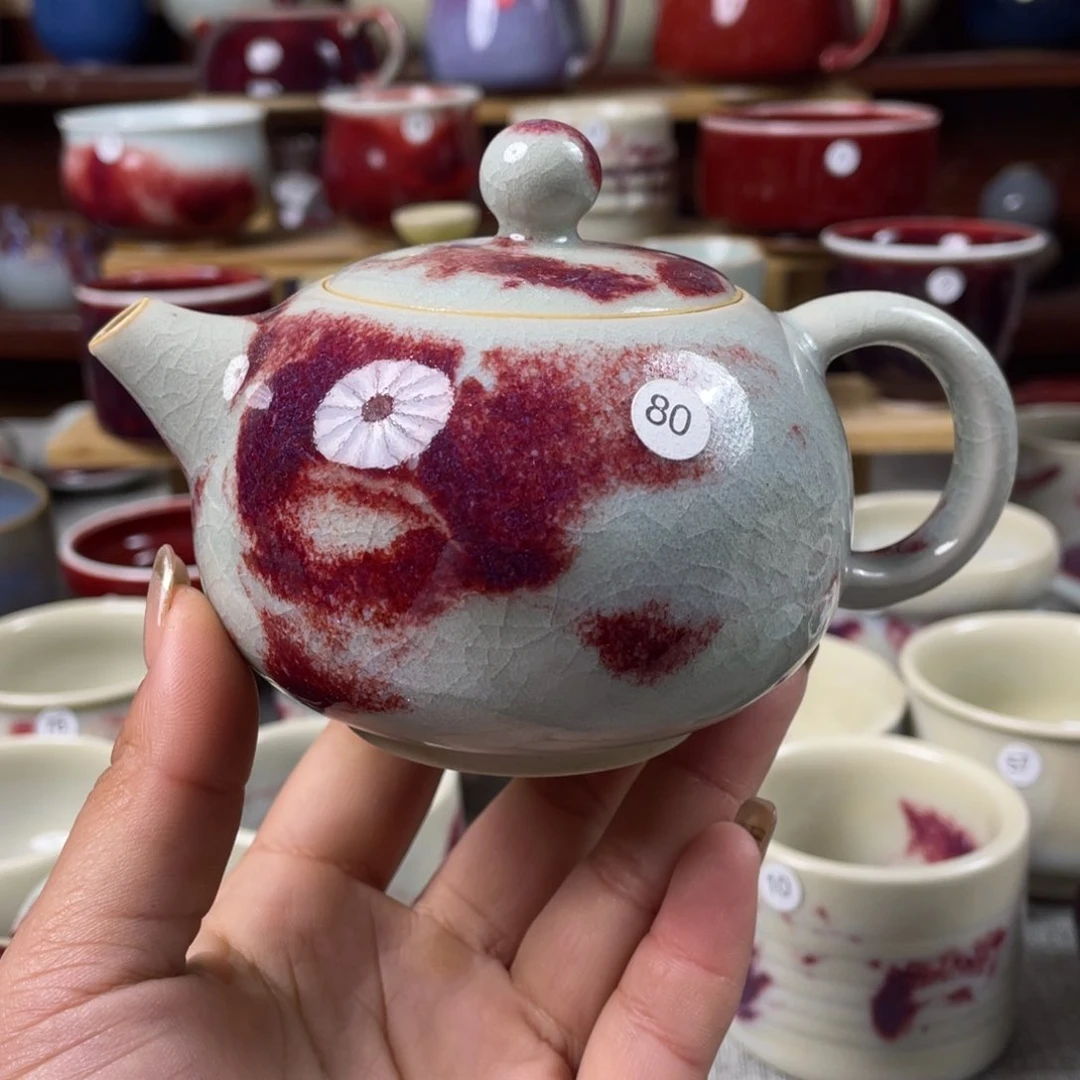 瓷片微微瑕……钧瓷茶器