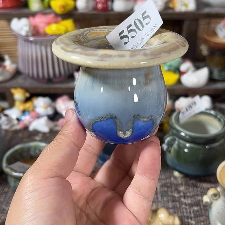 口5 手工花盆满30包邮