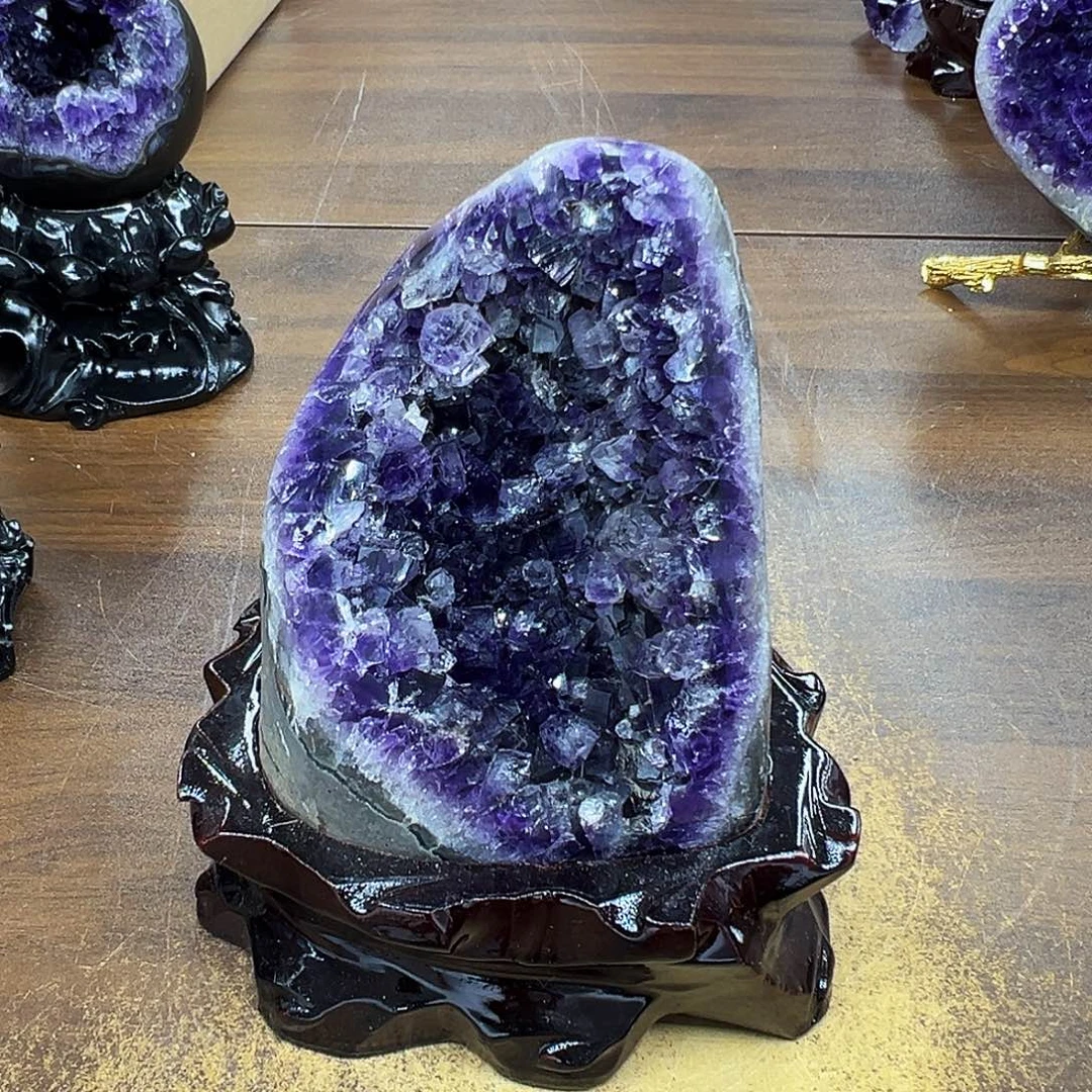 紫晶摆件未镶嵌晶体