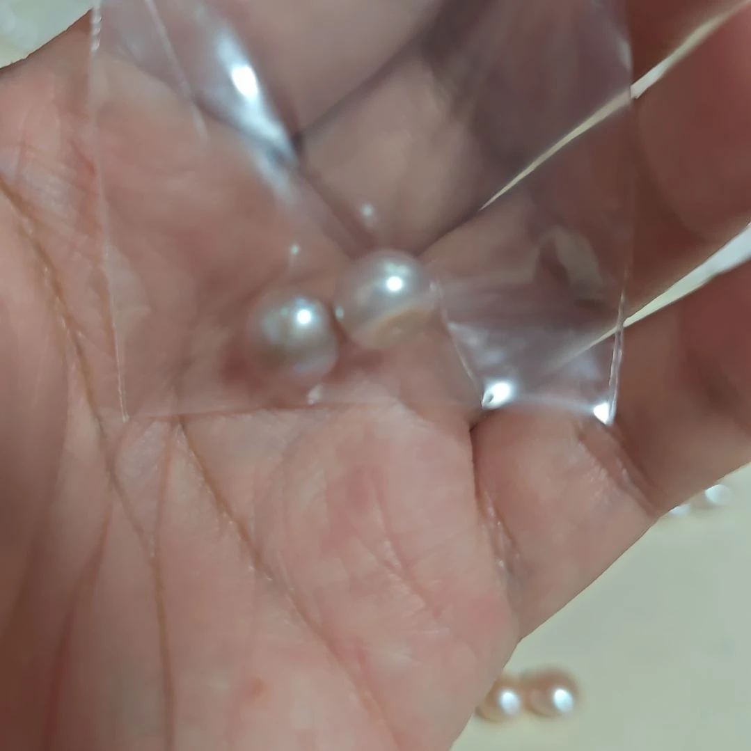 诸***意耳钉淡水珍珠银S925镶嵌