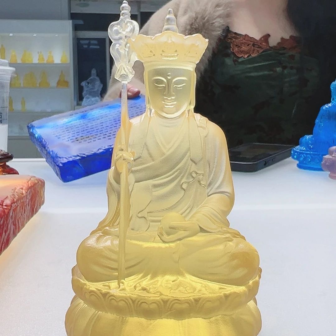 【闪购商品】手工艺品琉璃地藏王菩萨 13cm